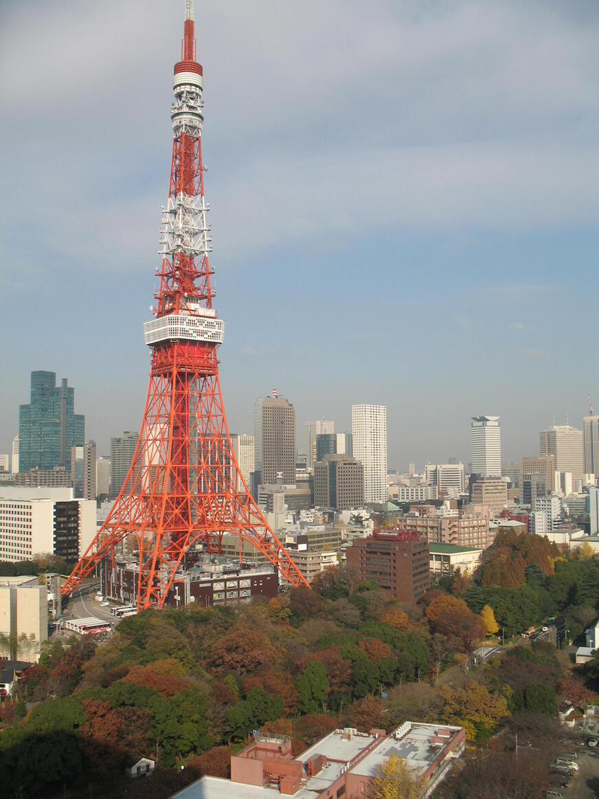 Arrival at Tokyo Tower